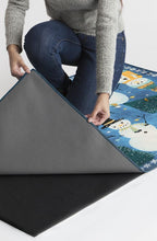 Load image into Gallery viewer, Snowy Soiree Navy Rug
