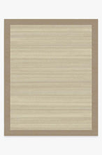 Load image into Gallery viewer, Solid Bordered Natural Rug
