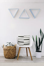 Load image into Gallery viewer, Stripe Black &amp; White Throw Pillow
