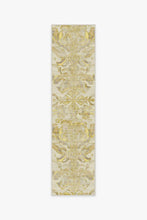 Load image into Gallery viewer, Transitional Damask Gold Rug
