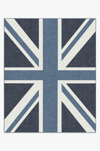 Load image into Gallery viewer, Union Jack Blue Rug
